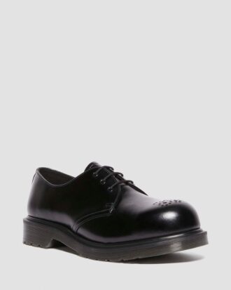 1461 Analinleder-Schuhe mit Stahlkappe