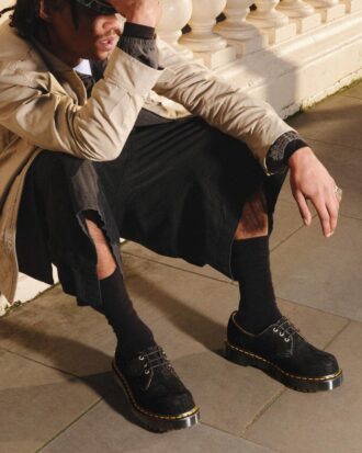 1461 Bex Made in England Emboss Suede Oxford-Schuhe