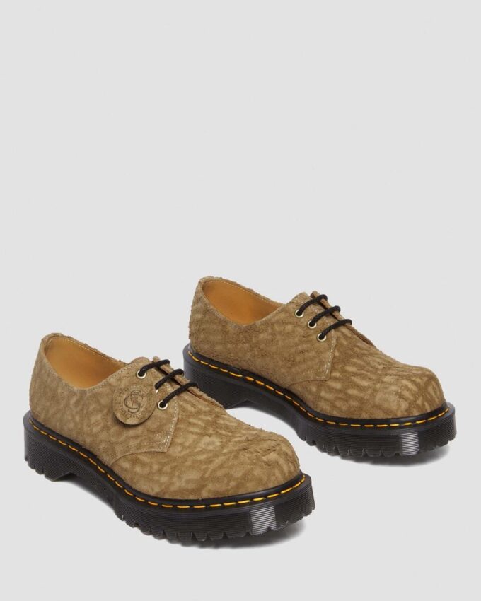1461 Bex Made in England Emboss Suede Oxford-Schuhe 1461 Bex Made in England Emboss Suede Oxford-Schuhe