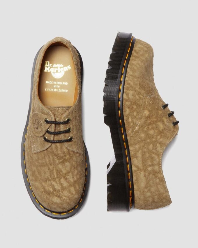1461 Bex Made in England Emboss Suede Oxford-Schuhe 1461 Bex Made in England Emboss Suede Oxford-Schuhe