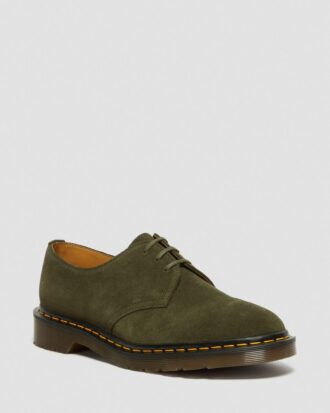 1461 Made in England Buck Wildleder-Oxford-Schuhe