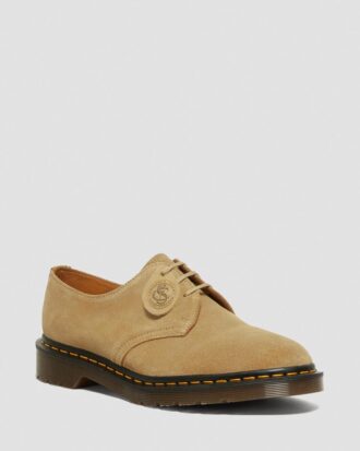 1461 Made in England Buck Wildleder-Oxford-Schuhe
