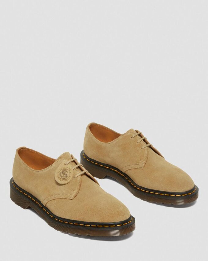 1461 Made in England Buck Wildleder-Oxford-Schuhe 1461 Made in England Buck Wildleder-Oxford-Schuhe