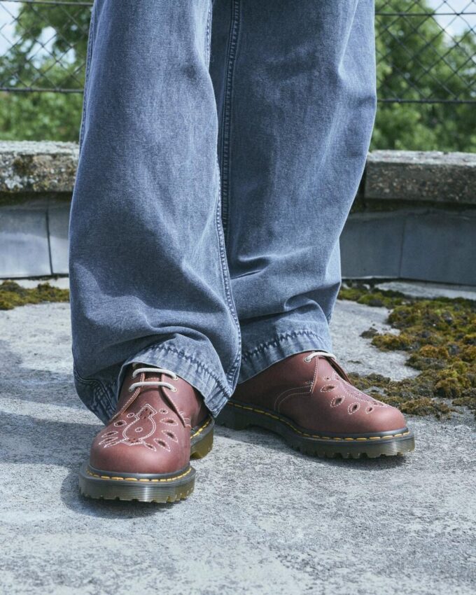 1461 Made in England Desert Oasis Suede Oxford-Schuhe