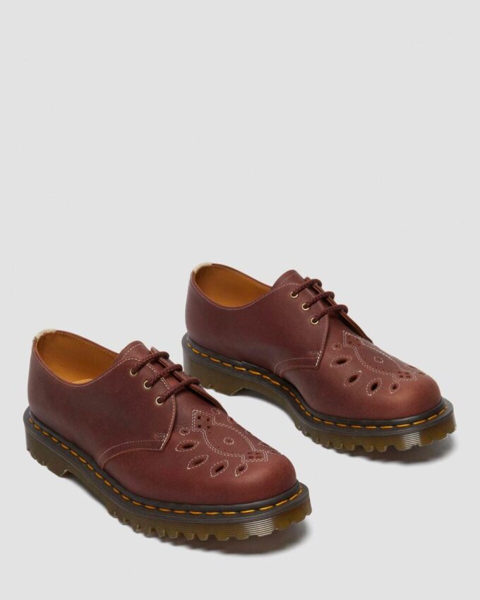 1461 Made in England Desert Oasis Suede Oxford-Schuhe