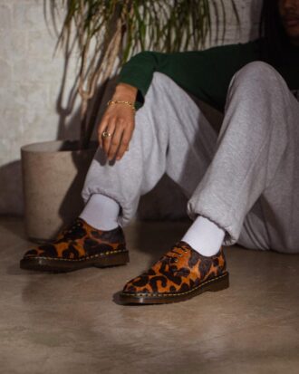 1461 Made in England Hair On Oxford-Schuhe