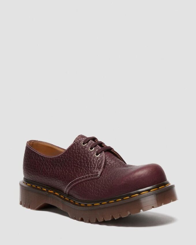 1461 Made in England Soft Boa Embossed Leather Bump Toe Shoes