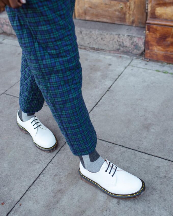 1461 Vintage Made in England Leder-Oxford-Schuhe