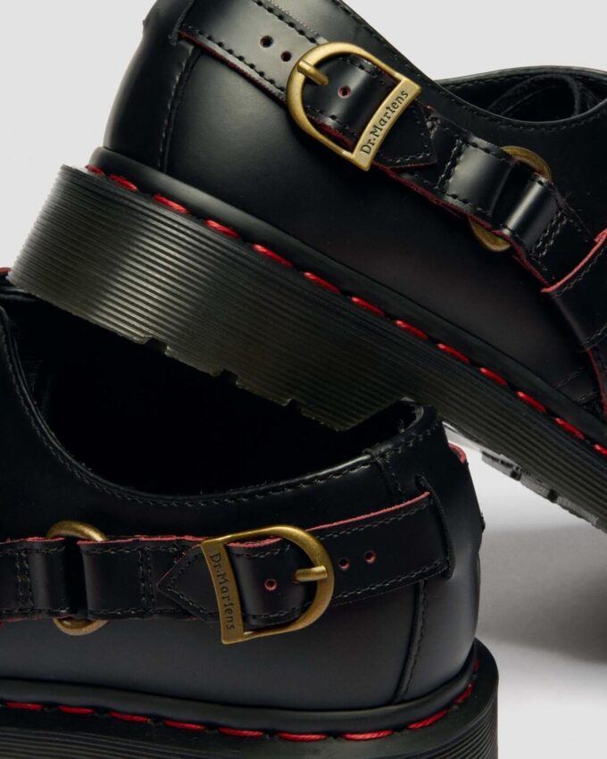 1461 YEAR OF THE HORSE Schnürschuhe aus glattem Leder mit Haar 1461 YEAR OF THE HORSE Schnürschuhe aus glattem Leder mit Haar