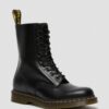 1490 Smooth Leather-Stiefel in mittlerer Wadenlänge
