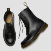 1490 Smooth Leather-Stiefel in mittlerer Wadenlänge