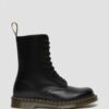 1490 Smooth Leather-Stiefel in mittlerer Wadenlänge