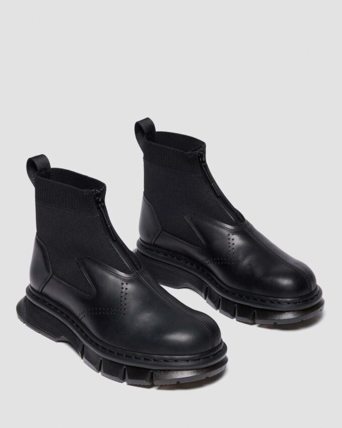 14XX QUBIST ZIP BOOT Weiche Lederstiefel mit Reißverschluss 14XX QUBIST ZIP BOOT Weiche Lederstiefel mit Reißverschluss