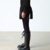 1B60 Bex Pisa Leder-Kniehohe Stiefel