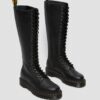 1B60 Bex Pisa Leder-Kniehohe Stiefel