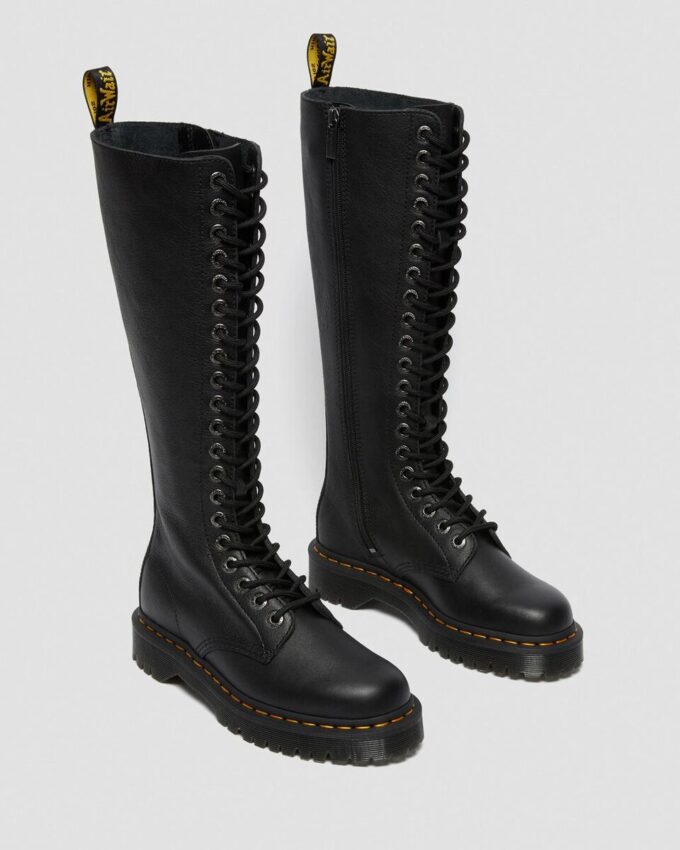 1B60 Bex Pisa Leder-Kniehohe Stiefel
