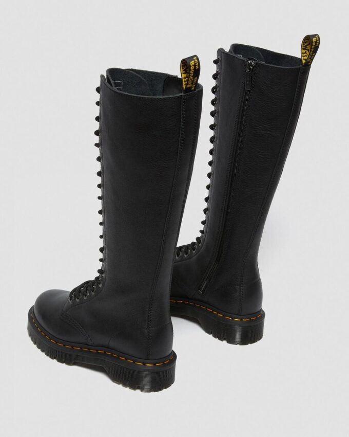 1B60 Bex Pisa Leder-Kniehohe Stiefel