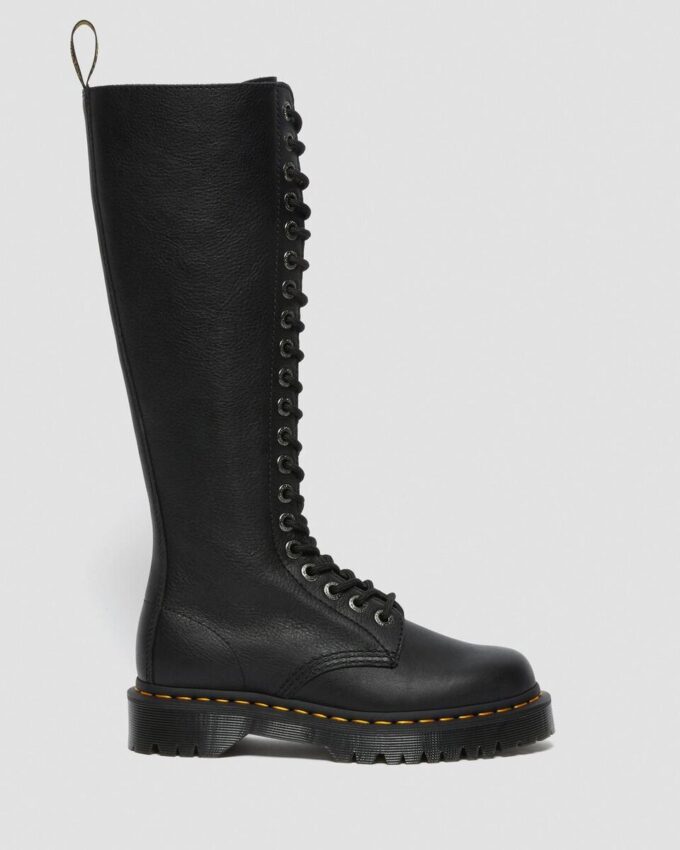 1B60 Bex Pisa Leder-Kniehohe Stiefel