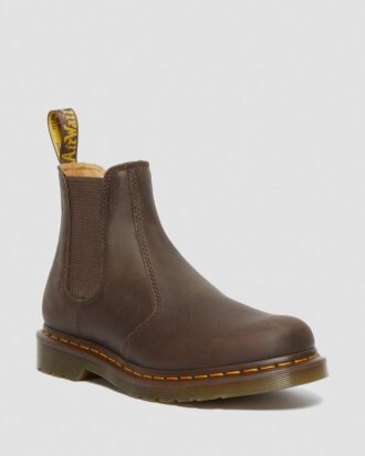 2976 Chelsea Boot aus Crazy Horse-Leder mit gelben Nähten