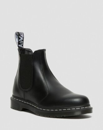 2976 Chelsea Boot aus Smooth Leather mit weißen Nähten