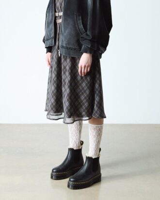 2976 Chelsea Boot mit Kunstfellfutter und Platform