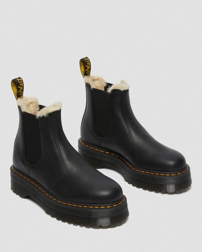 2976 Chelsea Boot mit Kunstfellfutter und Platform 2976 Chelsea Boot mit Kunstfellfutter und Platform