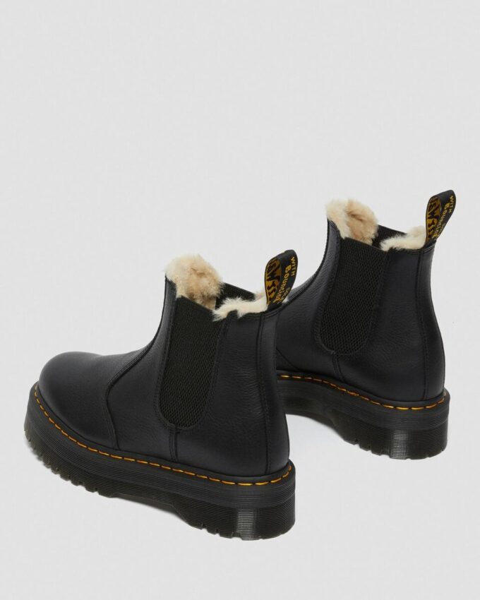 2976 Chelsea Boot mit Kunstfellfutter und Platform 2976 Chelsea Boot mit Kunstfellfutter und Platform
