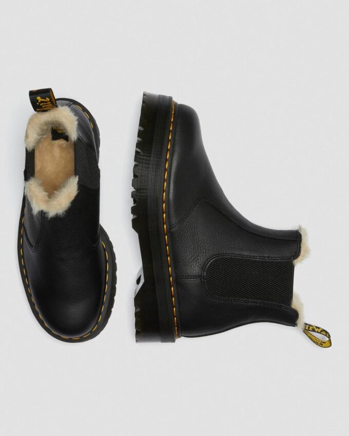 2976 Chelsea Boot mit Kunstfellfutter und Platform 2976 Chelsea Boot mit Kunstfellfutter und Platform