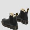 2976 Damen Damen Chelsea-Stiefel mit Kunstfellfutter