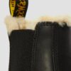 2976 Damen Damen Chelsea-Stiefel mit Kunstfellfutter