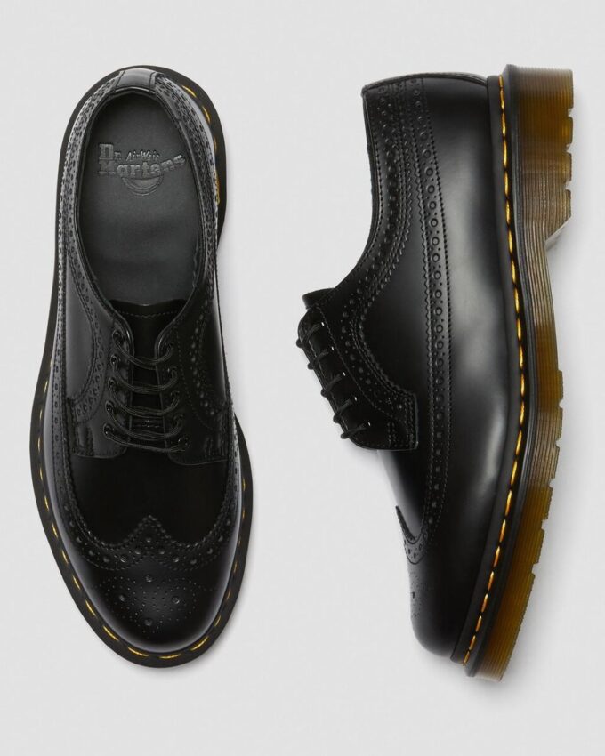 3989 Gelbe Brogues aus Smooth Leather