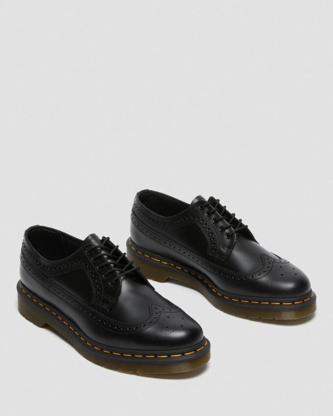 3989 Gelbe Brogues aus Smooth Leather