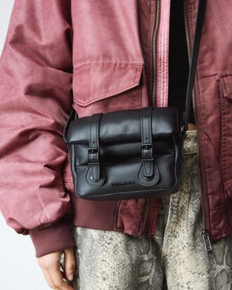 7-Zoll-Satchel Gepolsterte Ledertasche