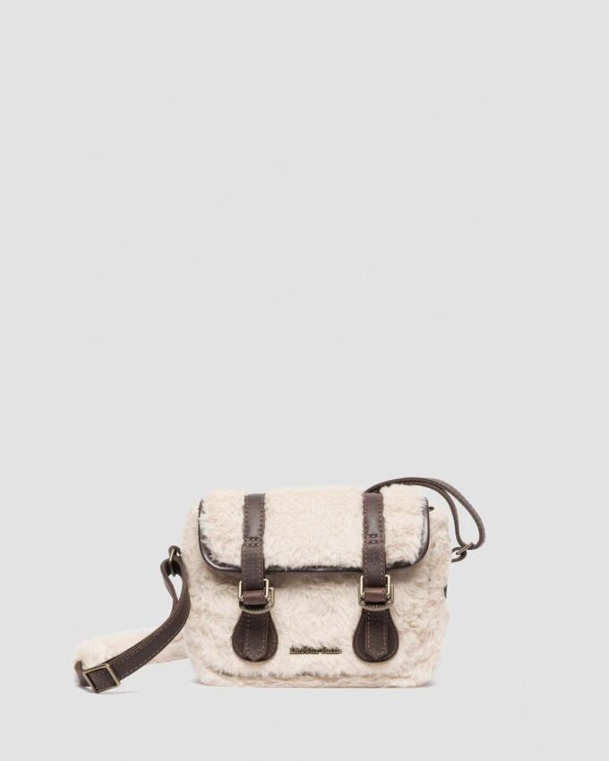7-ZOLL-TASCHE Tasche aus Leder und Kunstfell 7-ZOLL-TASCHE Tasche aus Leder und Kunstfell