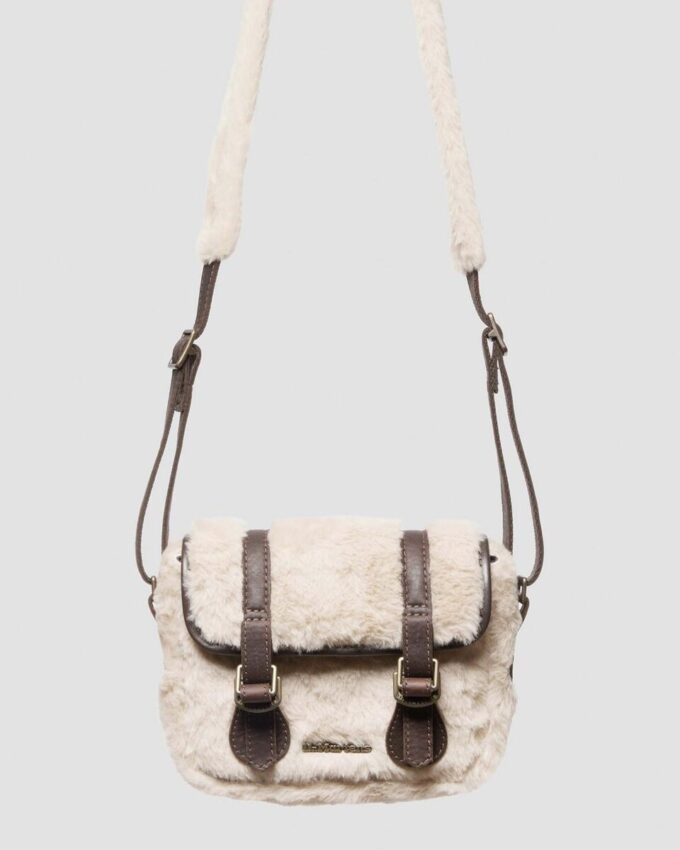 7-ZOLL-TASCHE Tasche aus Leder und Kunstfell 7-ZOLL-TASCHE Tasche aus Leder und Kunstfell
