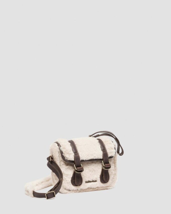 7-ZOLL-TASCHE Tasche aus Leder und Kunstfell 7-ZOLL-TASCHE Tasche aus Leder und Kunstfell