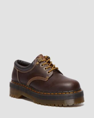 8053 Arc Crazy Horse Leder-Platform-Schuhe
