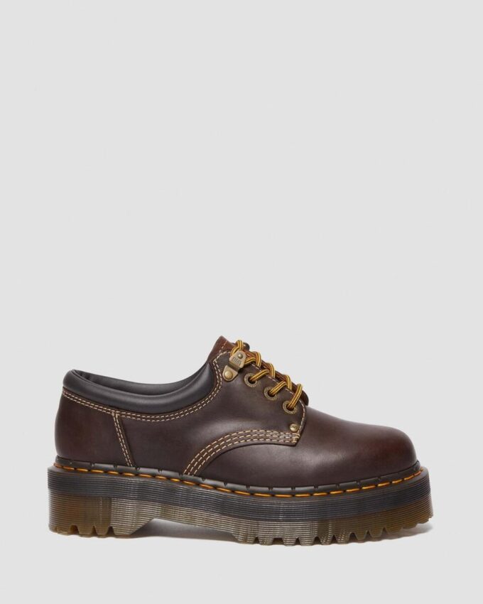 8053 Arc Crazy Horse Leder-Platform-Schuhe