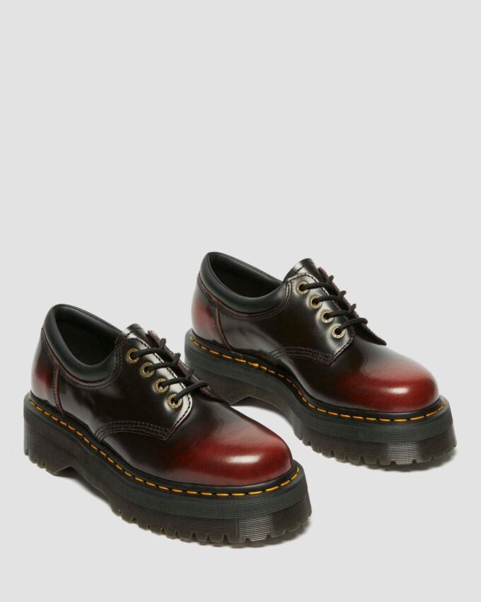8053 Arcadia Leather Quad Platform Shoes