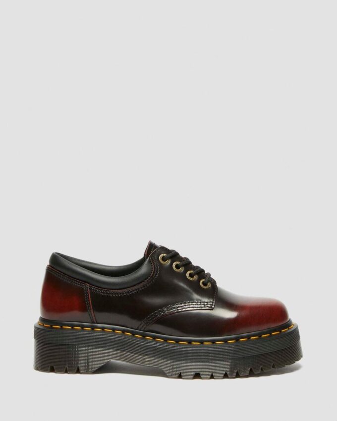 8053 Arcadia Leather Quad Platform Shoes