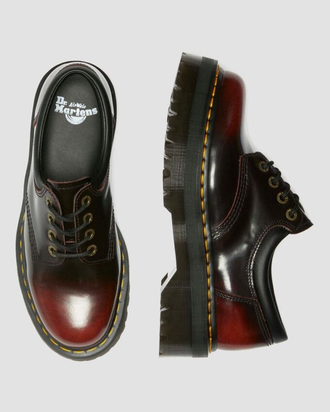 8053 Arcadia Leather Quad Platform Shoes