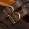 8065 Mary Jane-Schuhe aus Crazy Horse-Leder 8065 Mary Jane-Schuhe aus Crazy Horse-Leder
