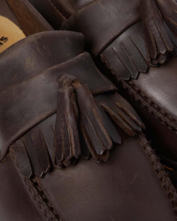 Adrian Crazy Horse Leder-Tassel-Loafer Adrian Crazy Horse Leder-Tassel-Loafer