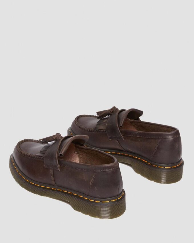 Adrian Crazy Horse Leder-Tassel-Loafer Adrian Crazy Horse Leder-Tassel-Loafer