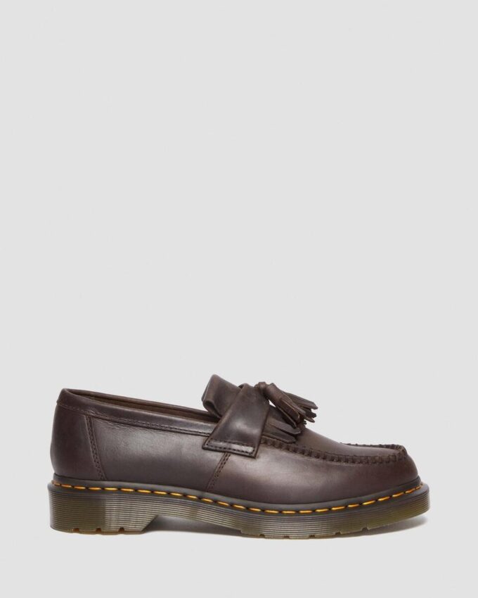 Adrian Crazy Horse Leder-Tassel-Loafer Adrian Crazy Horse Leder-Tassel-Loafer