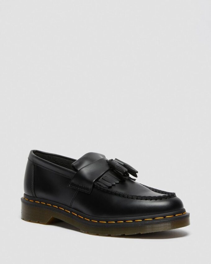 Adrian Loafer aus gelbem Leder mit Tassel Adrian Loafer aus gelbem Leder mit Tassel