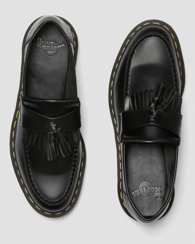 Adrian Loafer aus gelbem Leder mit Tassel Adrian Loafer aus gelbem Leder mit Tassel