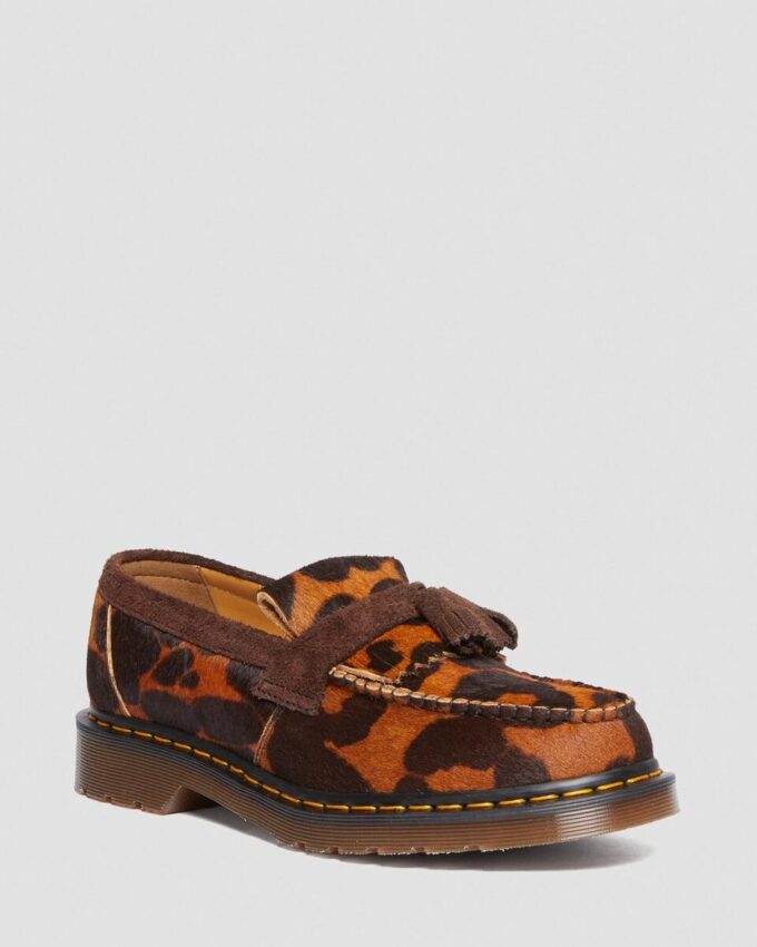 Adrian Made in England Tassel Loafers mit Fell Adrian Made in England Tassel Loafers mit Fell