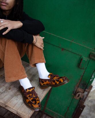 Adrian Made in England Tassel Loafers mit Fell