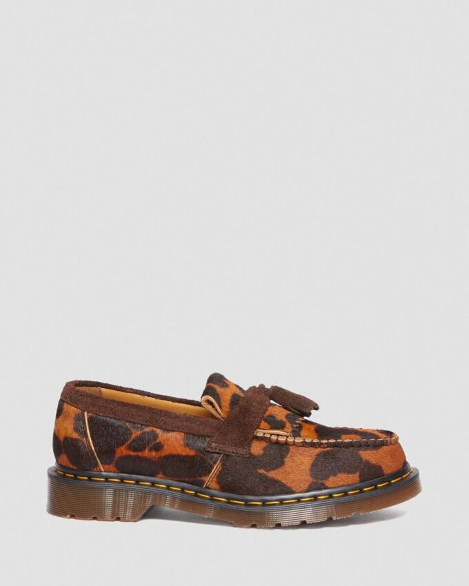 Adrian Made in England Tassel Loafers mit Fell Adrian Made in England Tassel Loafers mit Fell